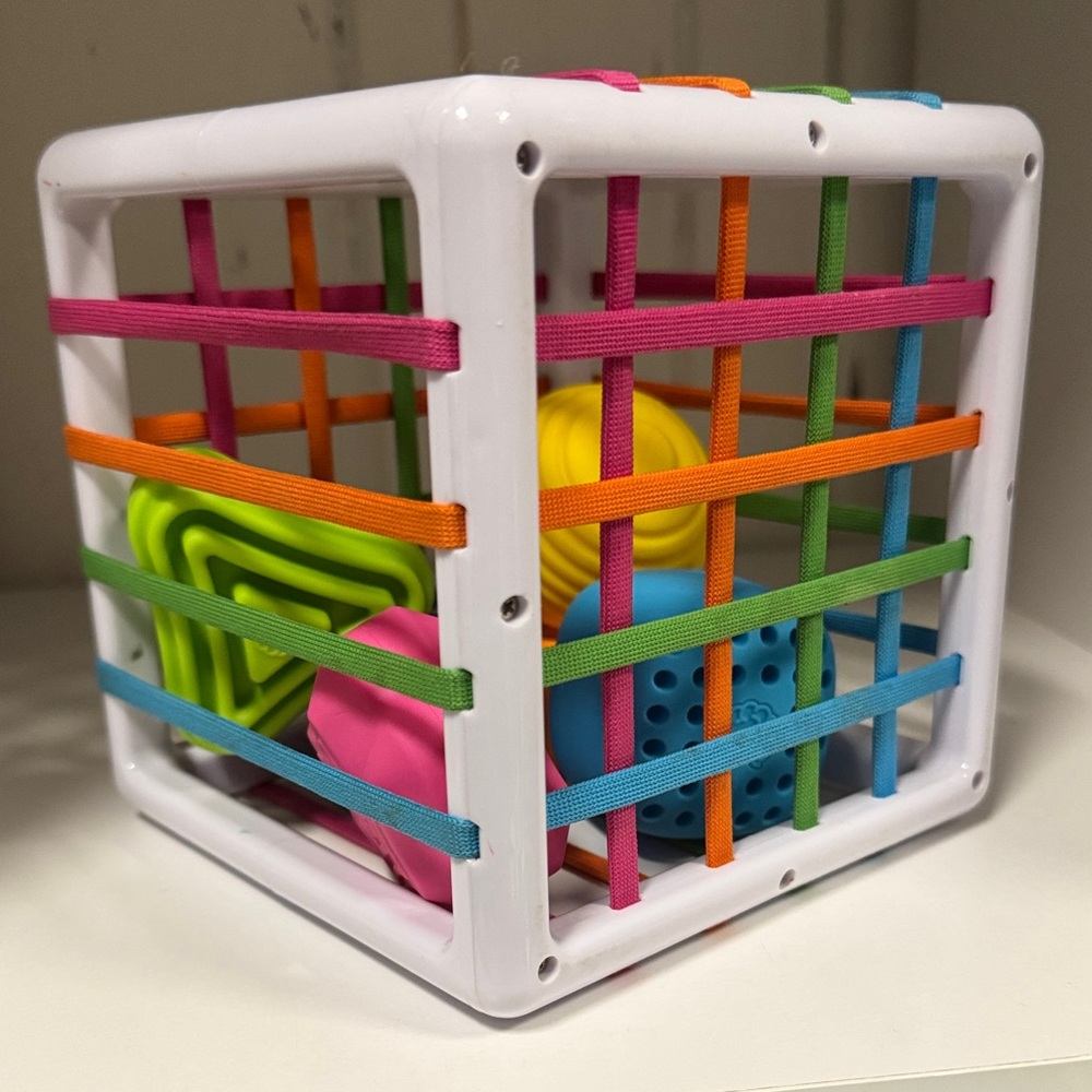 Fat Brain InnyBin - Colorful Activity Cube for Kids